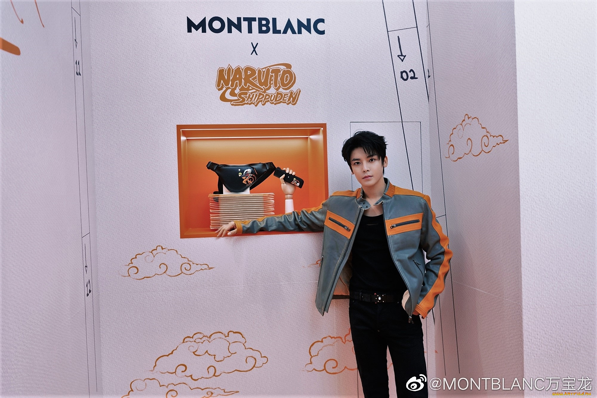 мужчины, hou, ming, hao, актер, куртка, стэнд