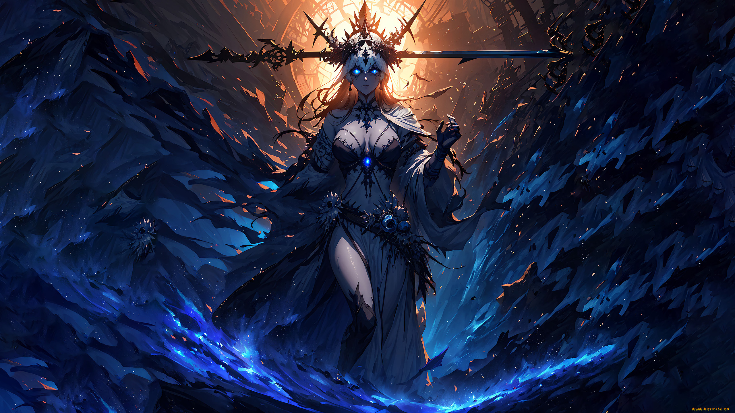 фэнтези, маги, , волшебники, нейросети, графика, нейроарт, ai, art, нейронные, сети, рисунки, нейро, искусство, девушка, магия, голубые, глаза