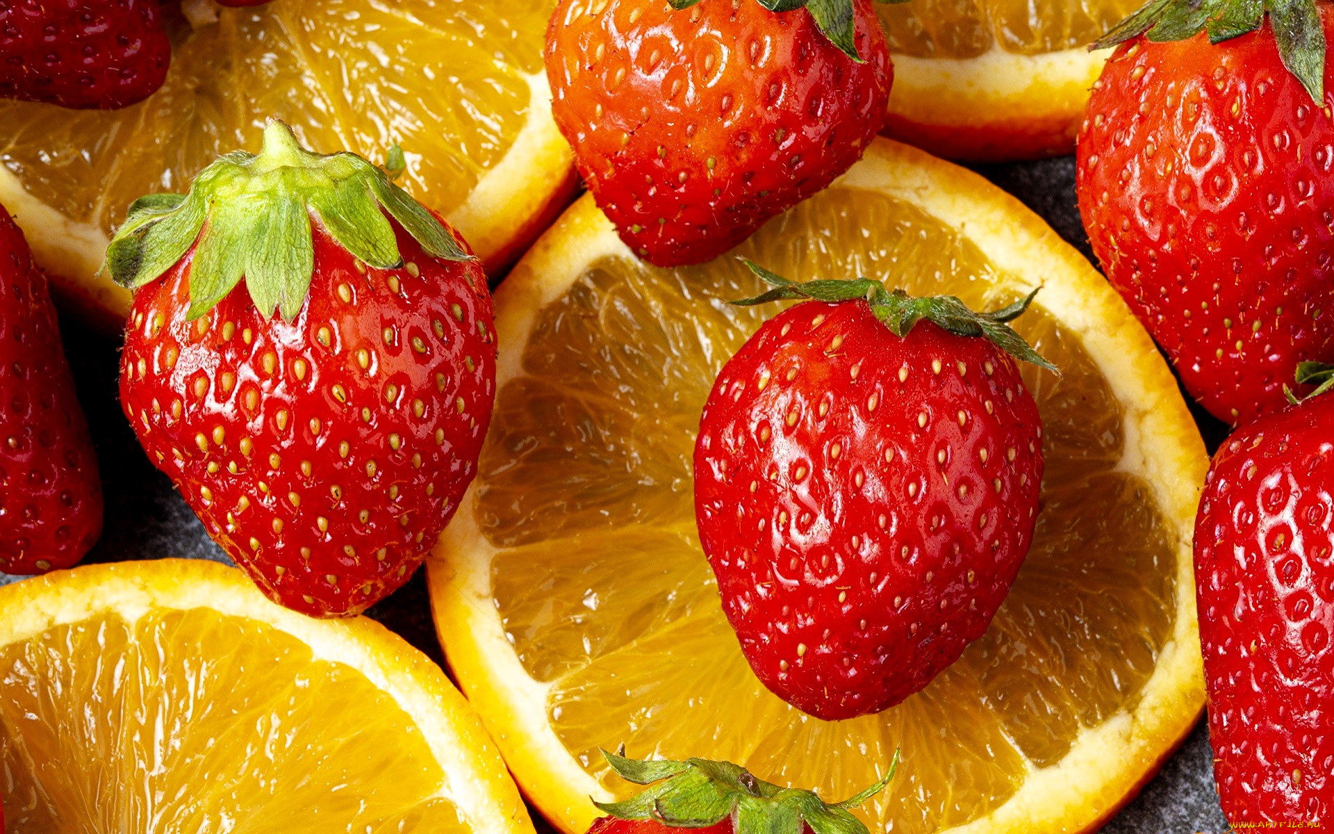 еда, фрукты, , ягоды, апельсины, ягоды, клубника
