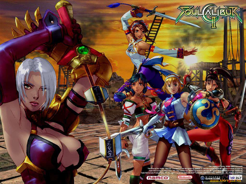 игра, видео, игры, soulcalibur, ii