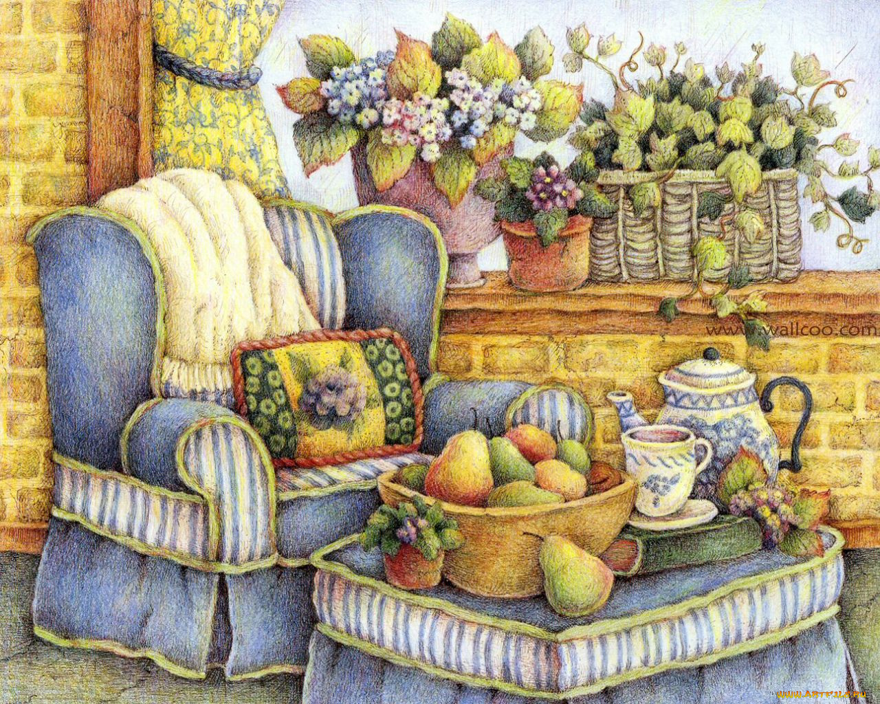 by, lisa, blowers, рисованные