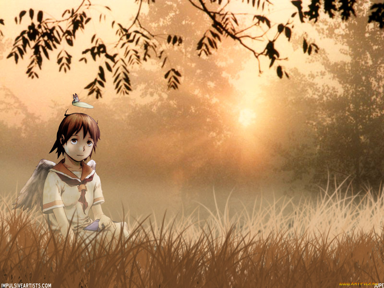 аниме, haibane, renmei