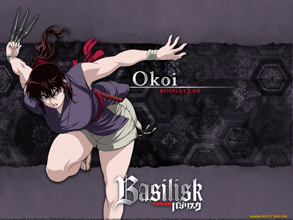 аниме, basilisk