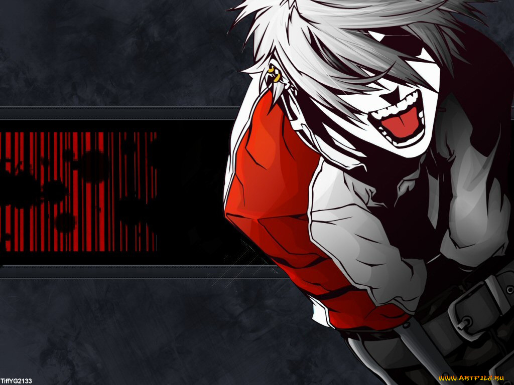 аниме, dogs, bullets, carnage