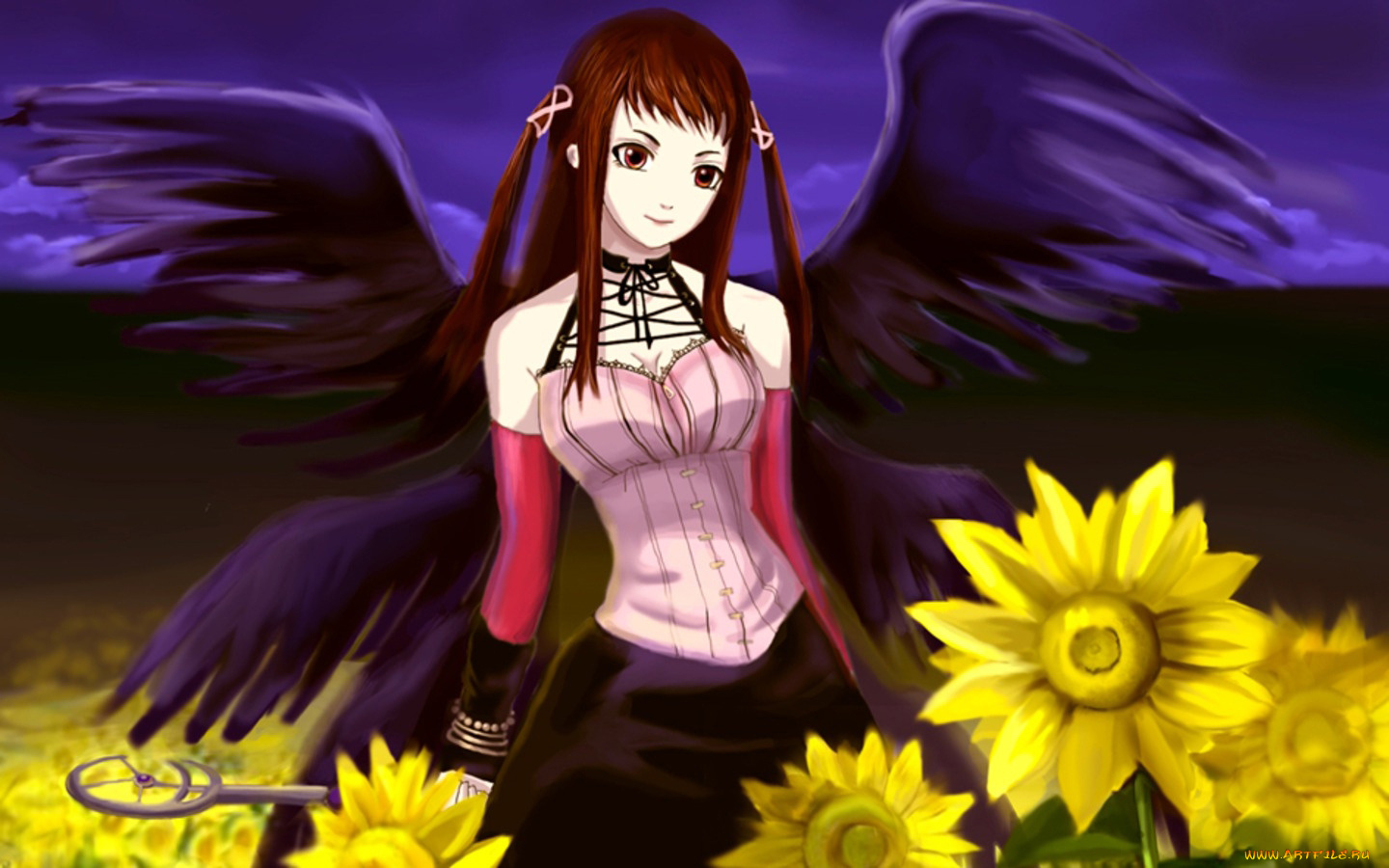 аниме, rosario, vampire