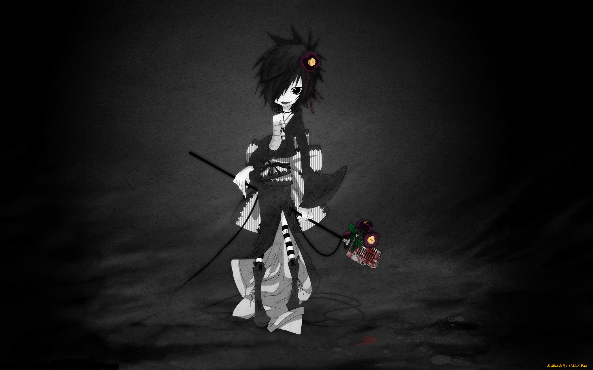 аниме, headphones, instrumental