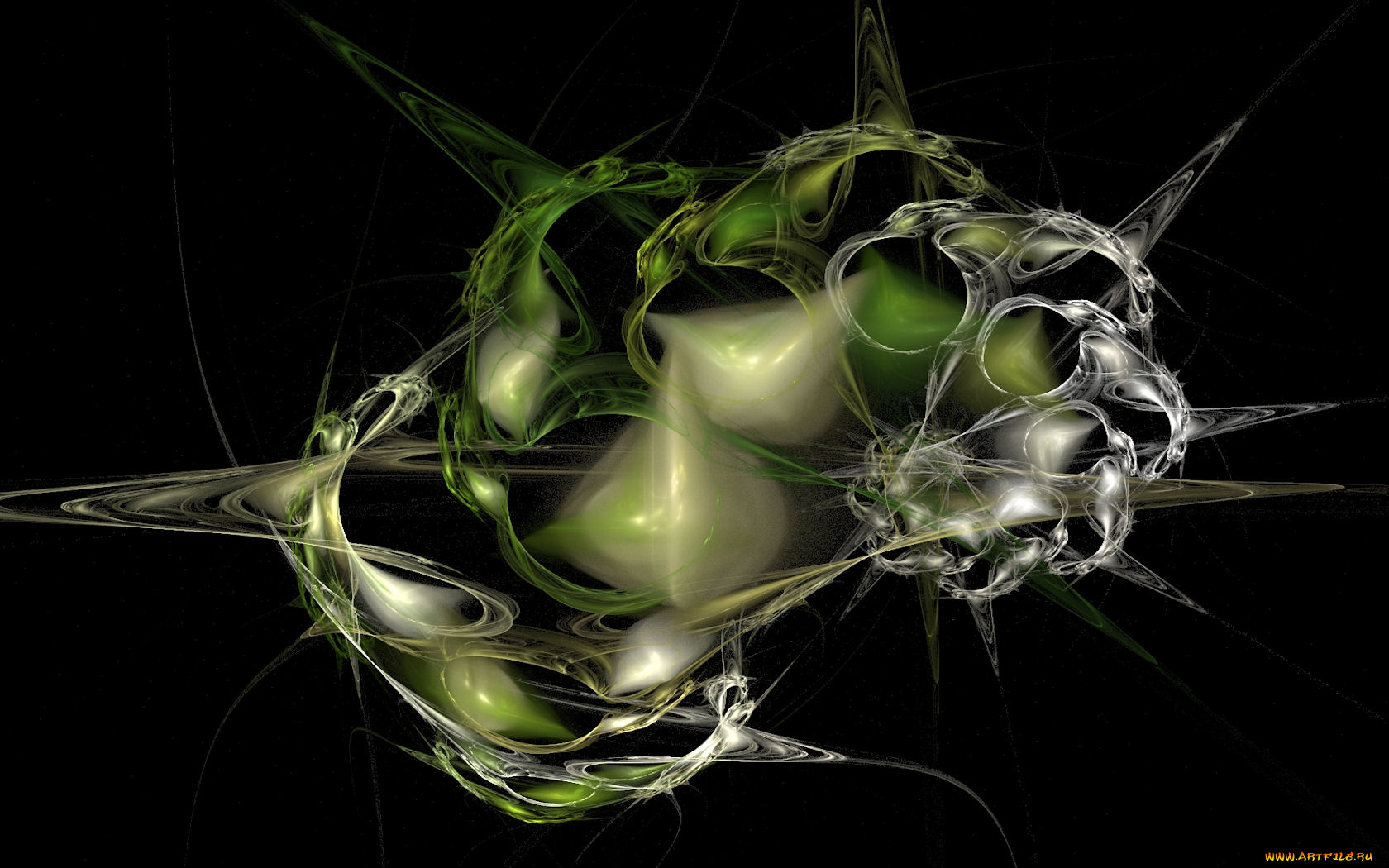 3д, графика, fractal, фракталы