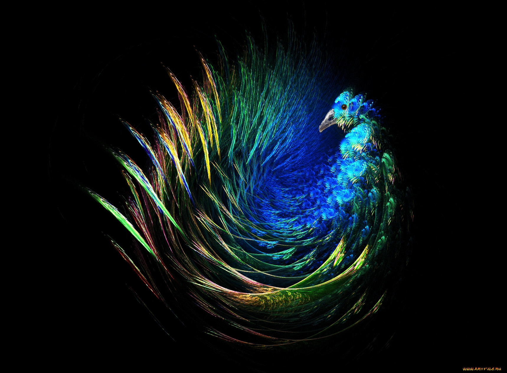 3д, графика, fractal, фракталы