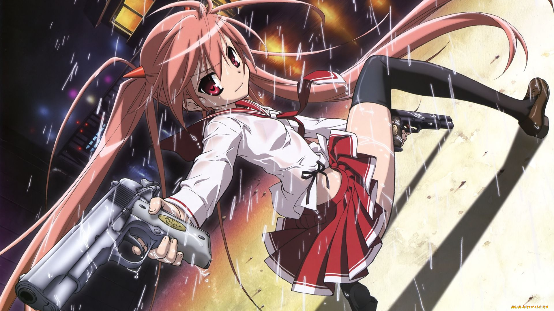 аниме, aria, the, scarlet, ammo, holmes, kanzaki