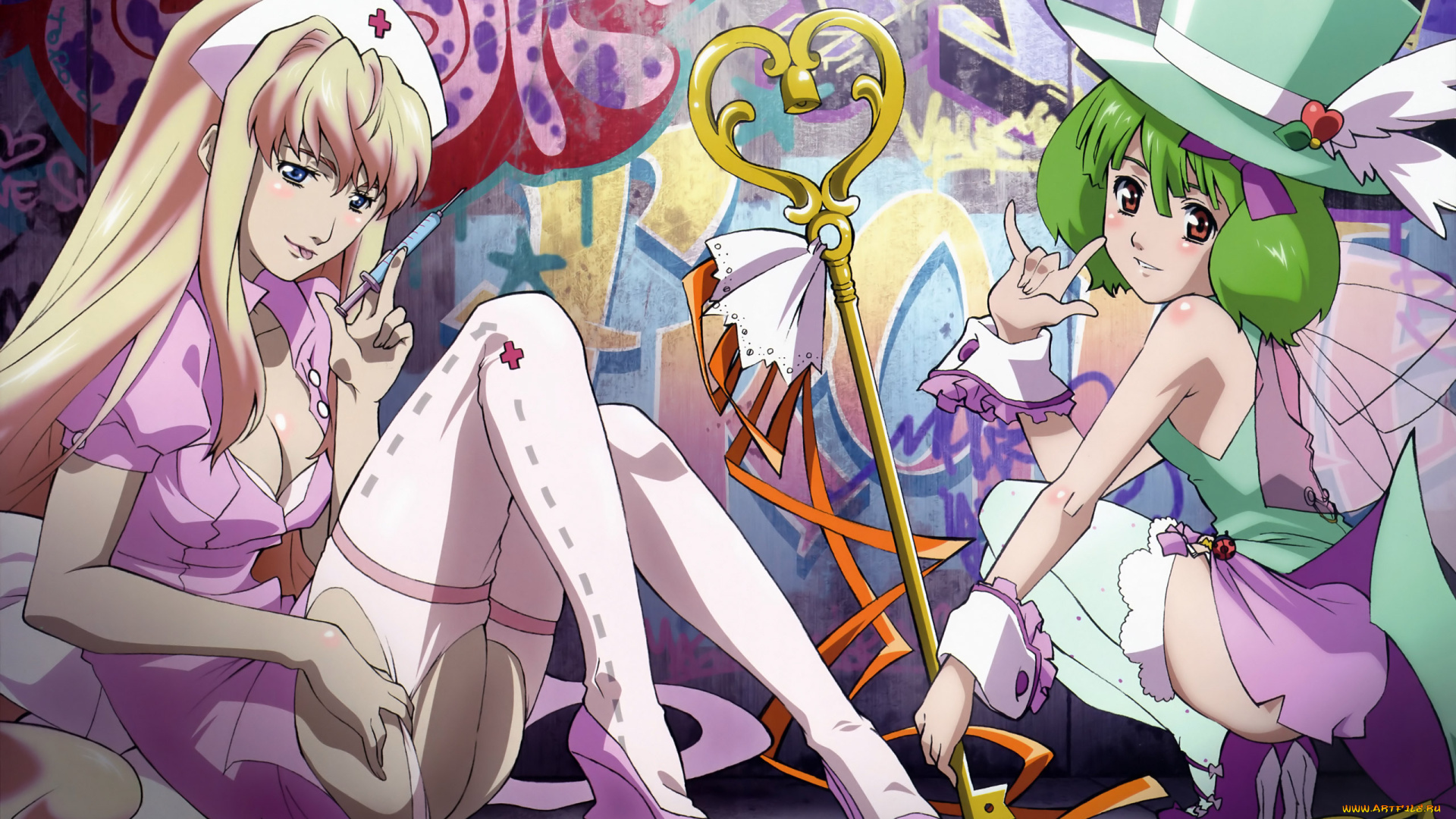 аниме, macross, frontier