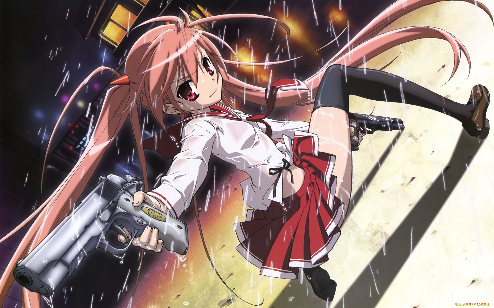 аниме, aria, the, scarlet, ammo, holmes, kanzaki