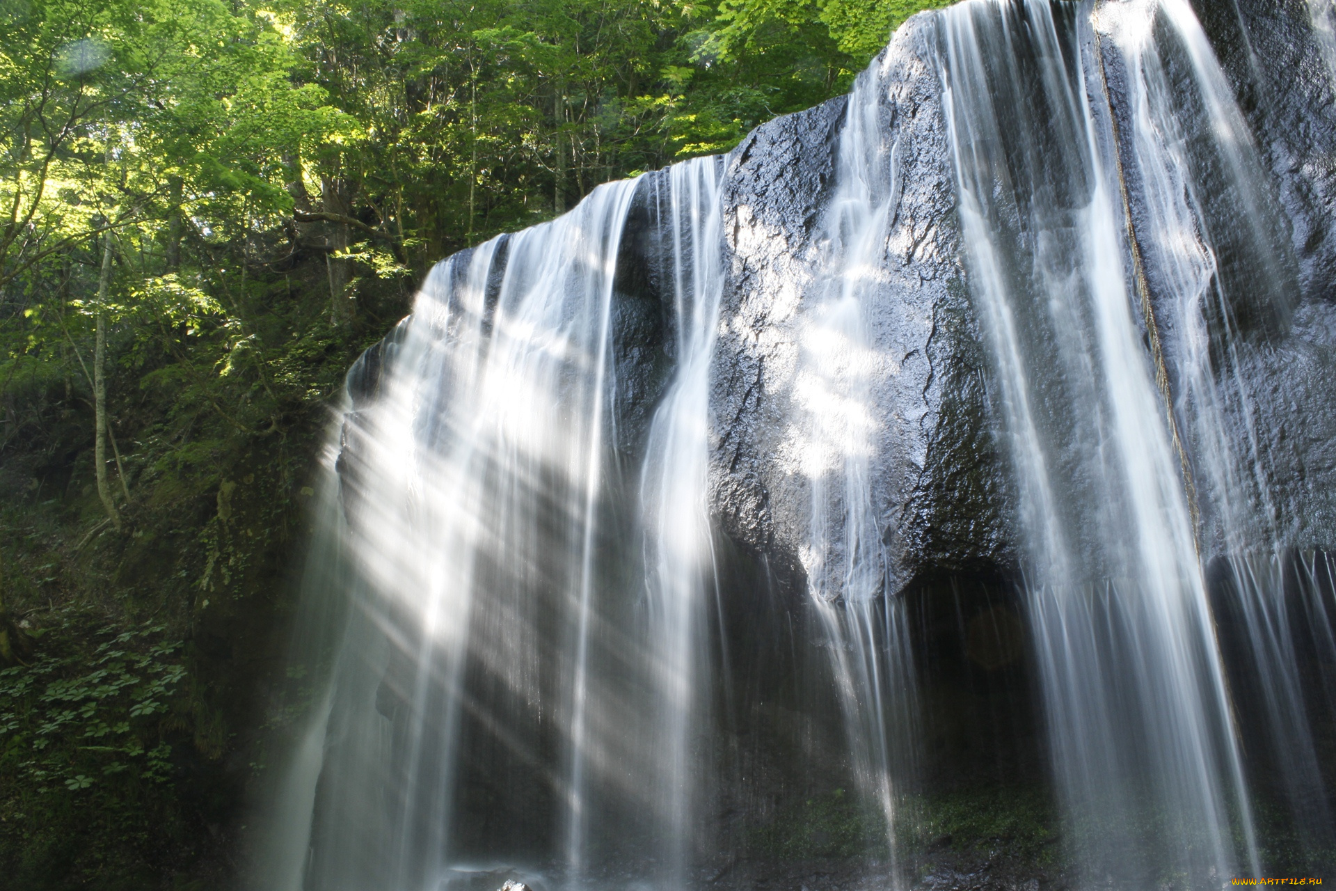 природа, водопады