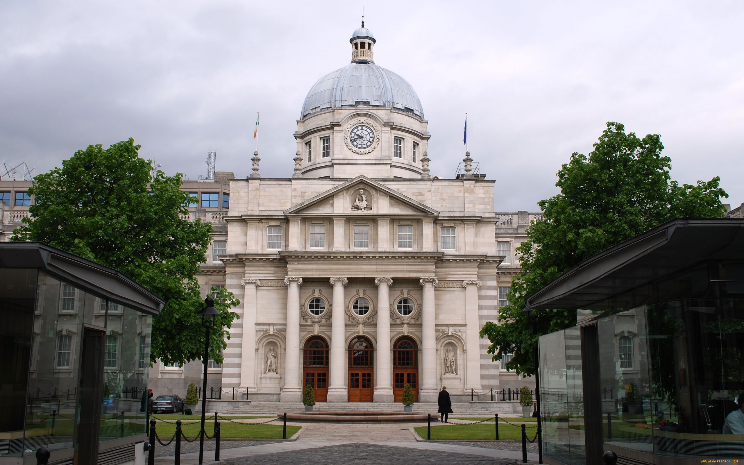 города, здания, дома, башня, часы, колонны