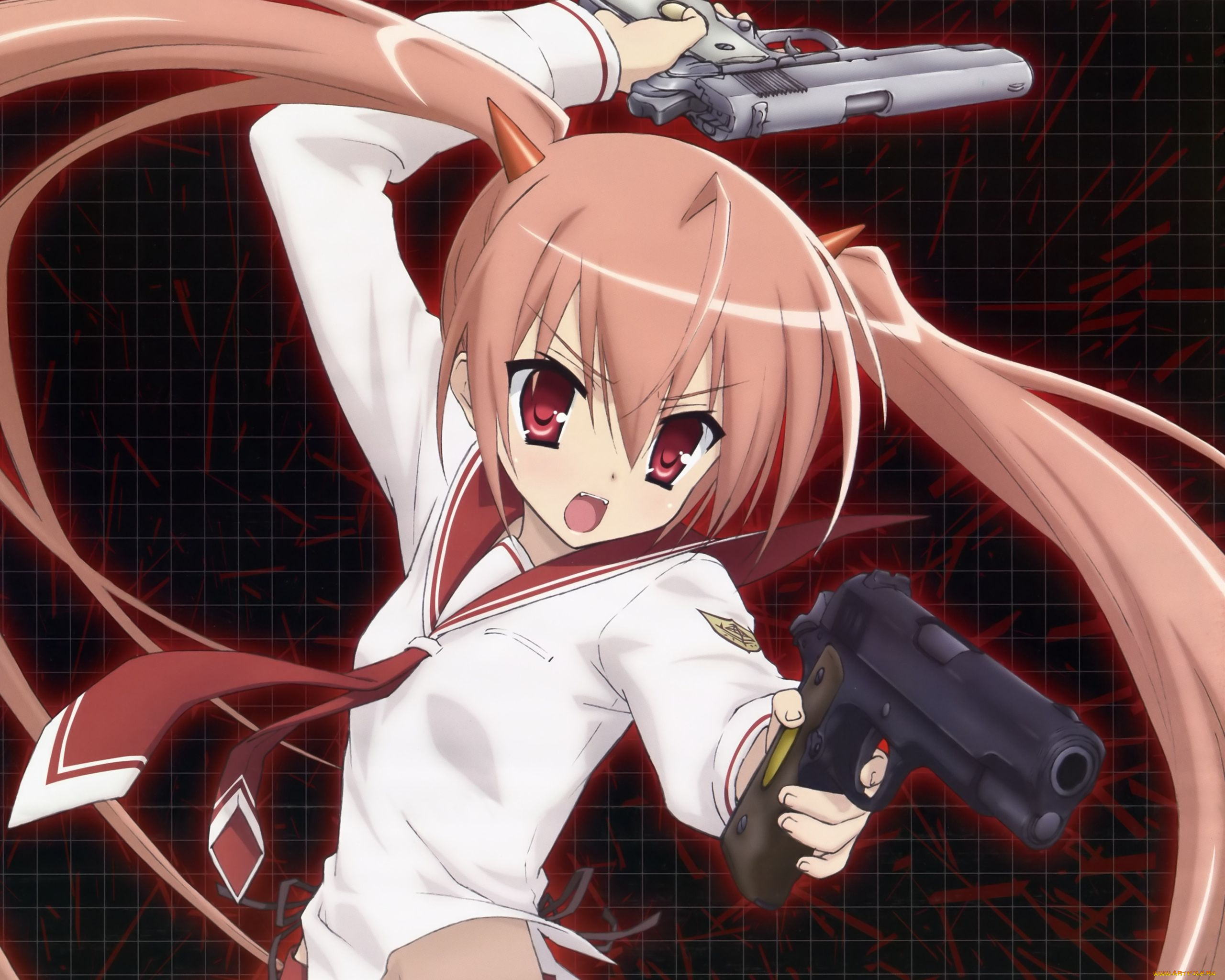 аниме, aria, the, scarlet, ammo