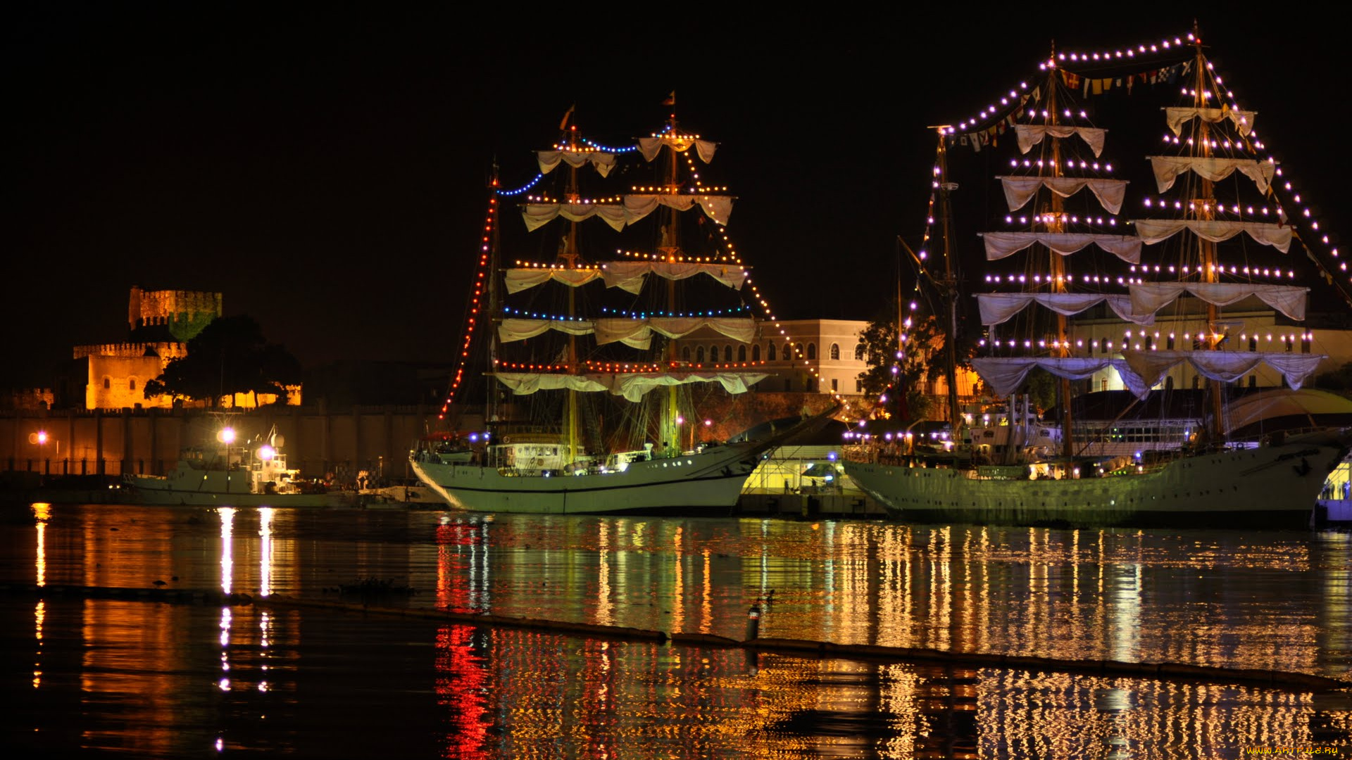 корабли, парусники, santo, domingo, регата