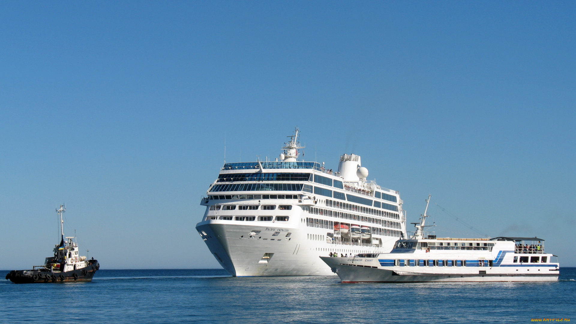 pacific, prinsess, корабли, лайнеры, море, лайнер