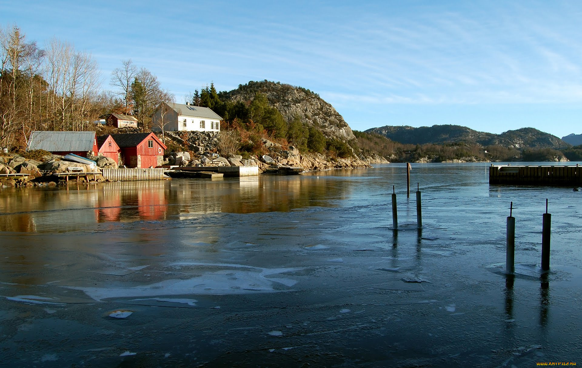 города, пейзажи, beach-house