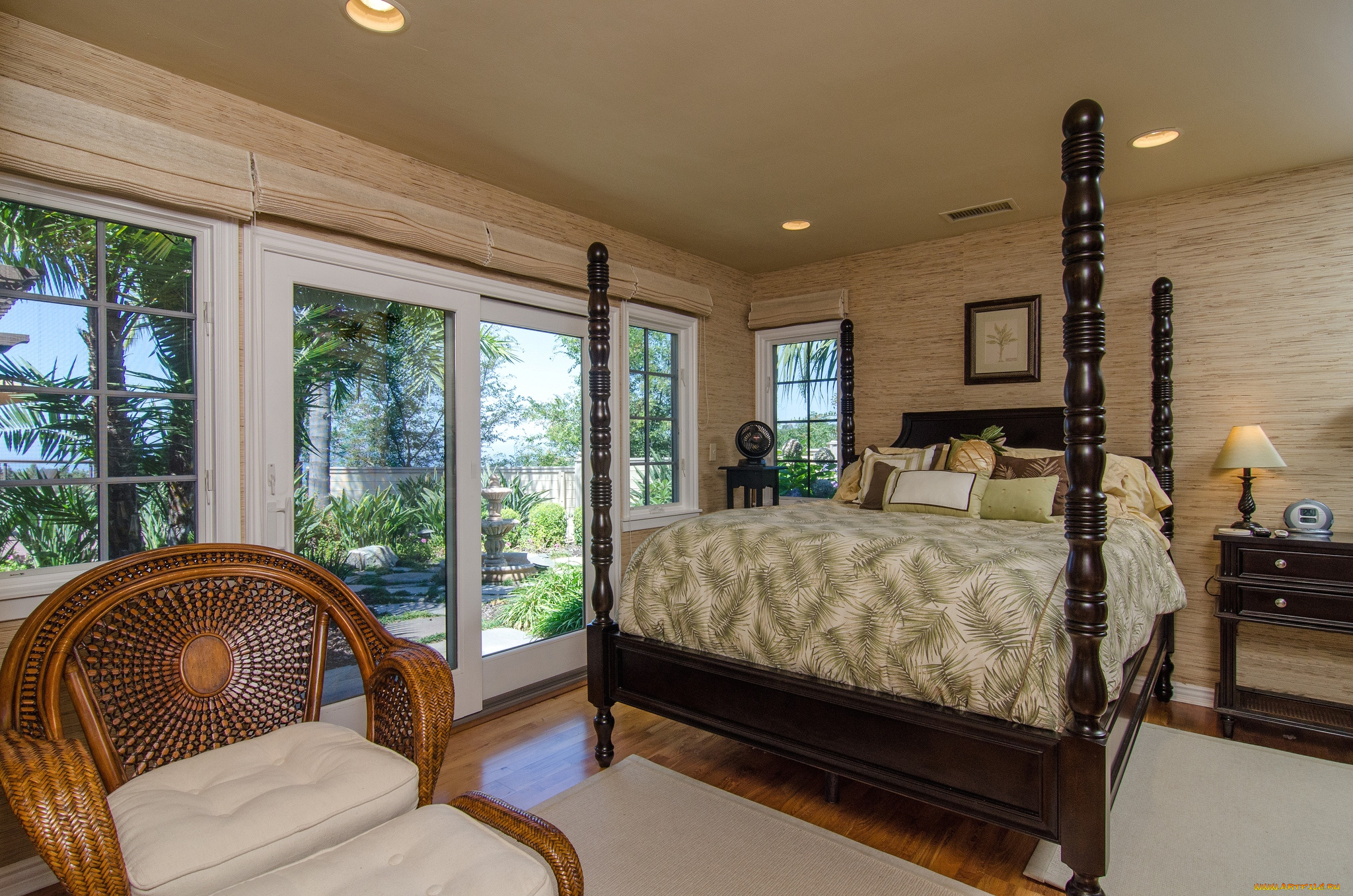 интерьер, спальня, кровать