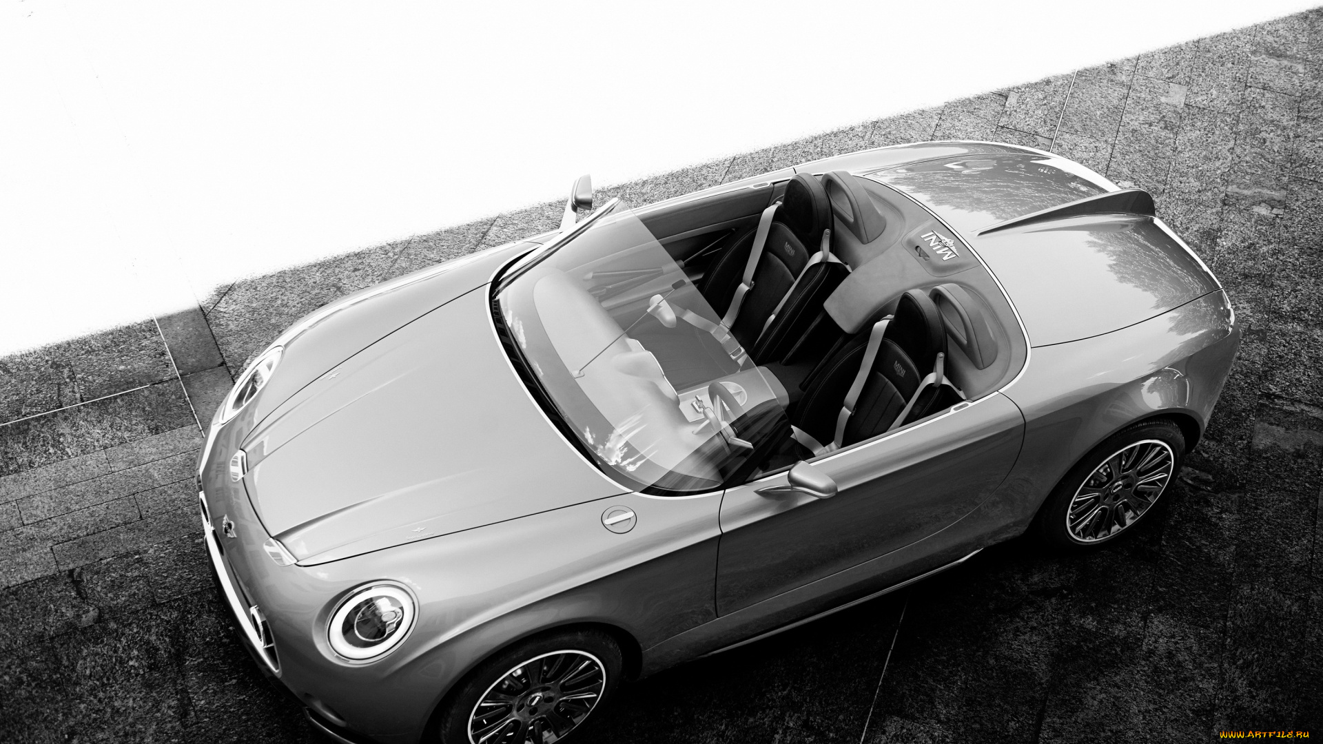 2014, mini, superleggera, vision, автомобили, mini, серый, vision, superleggera, кабриолет, металлик