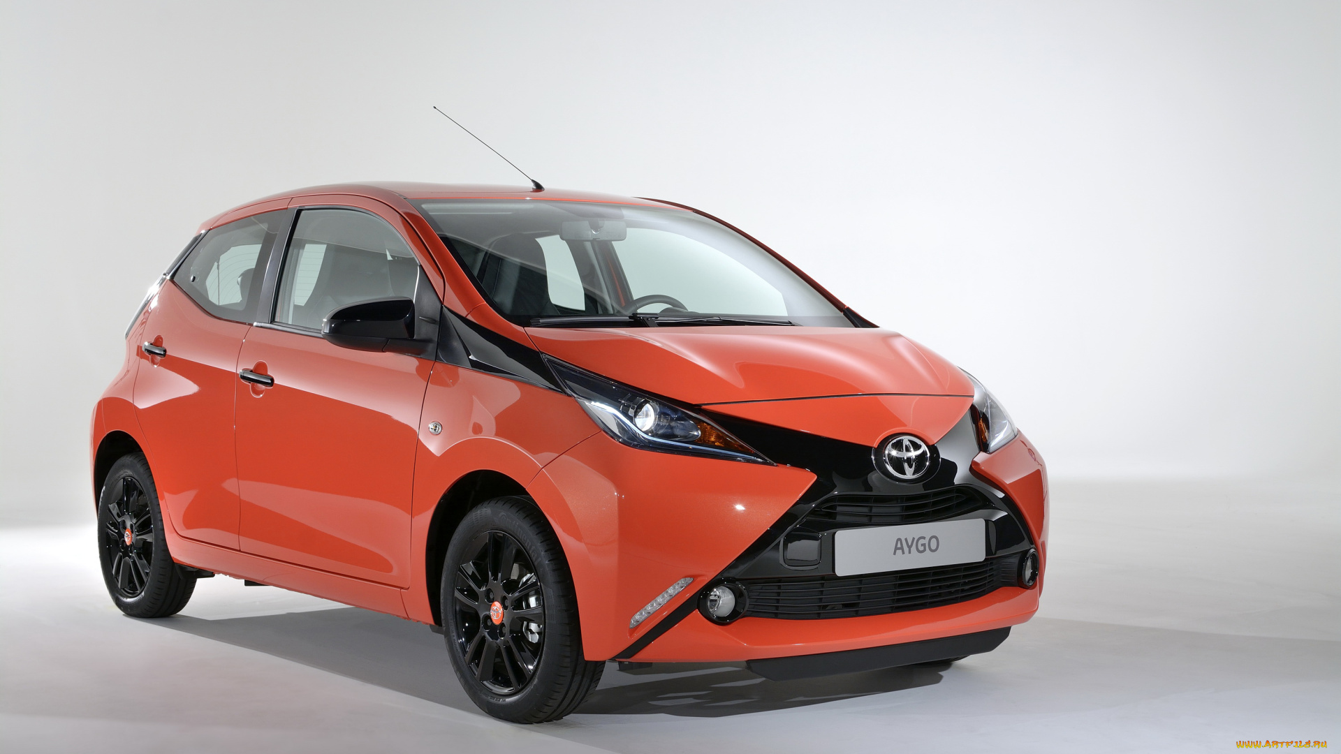 2014, toyota, aygo, автомобили, toyota, оранжевый, aygo