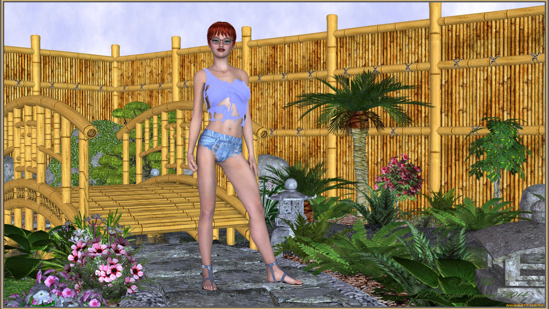 3д, графика, люди, , people, взгляд, девушка