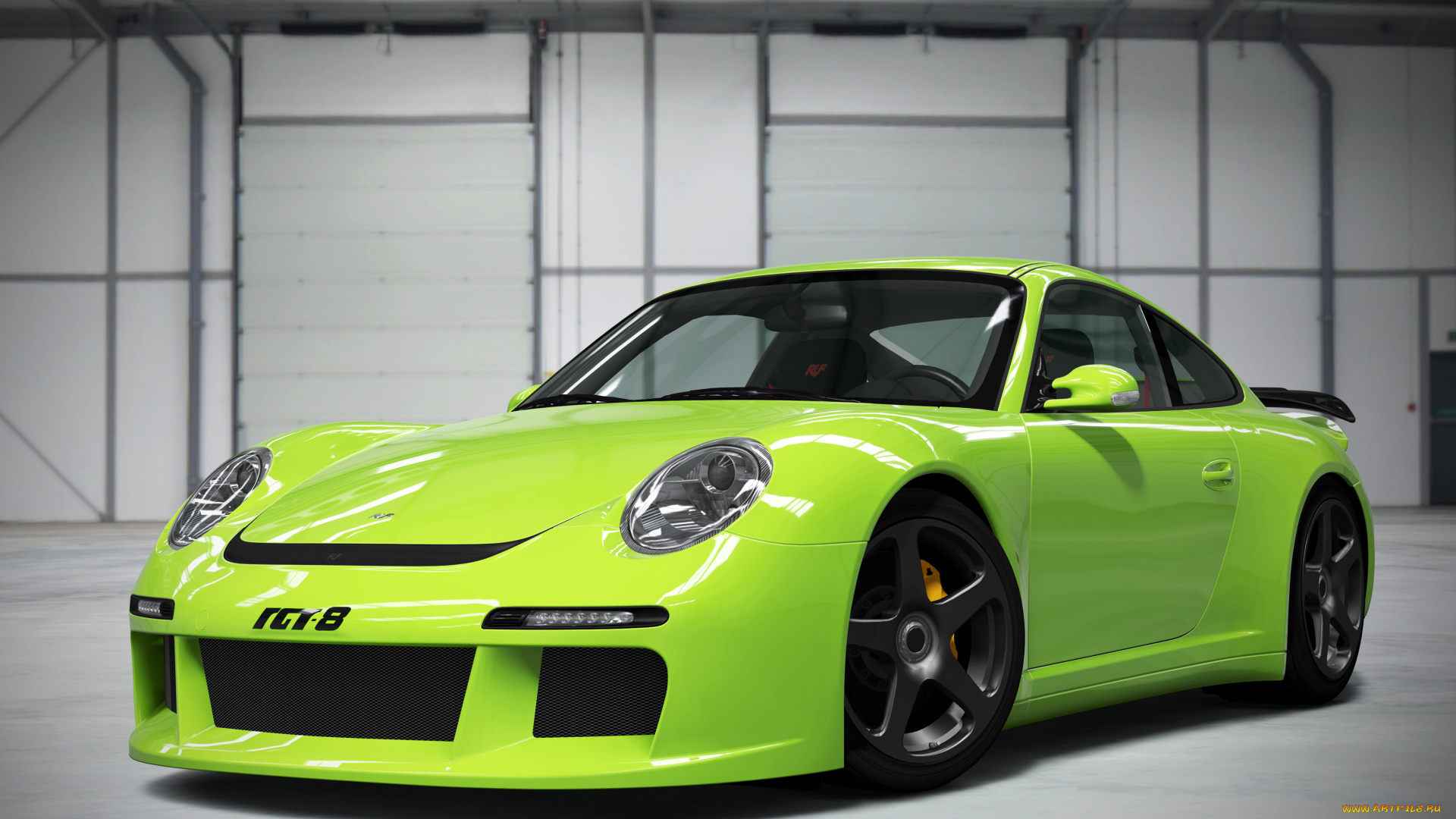 автомобили, 3д, ruf