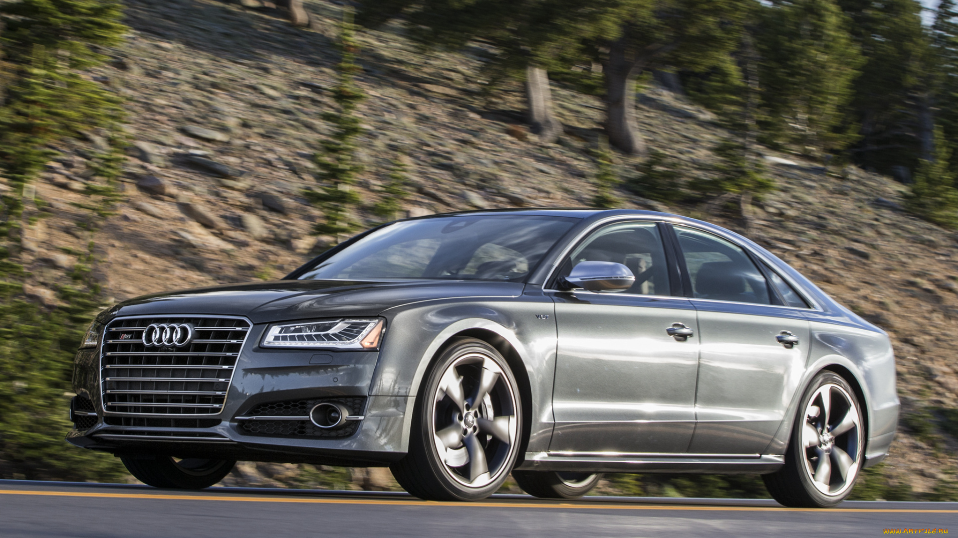 автомобили, audi, d4, us-spec, s8, темный, 2014г