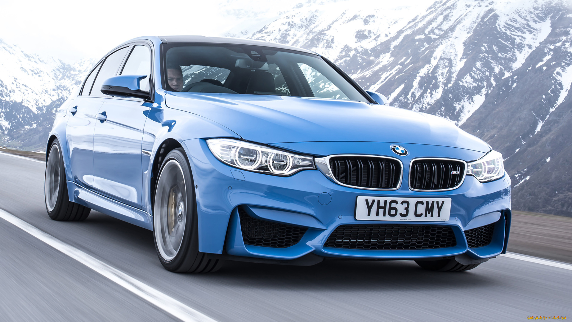 автомобили, bmw, m3, uk-spec, f80, 2014г, синий