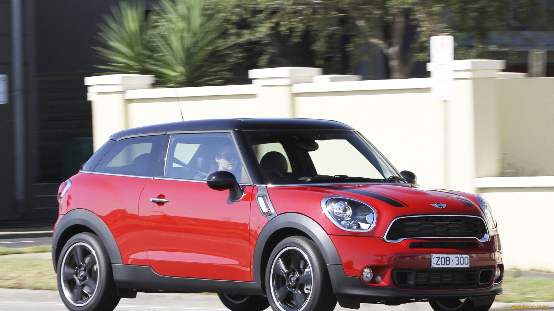 автомобили, mini, works, красный, paceman, au-spec, r61, cooper, john