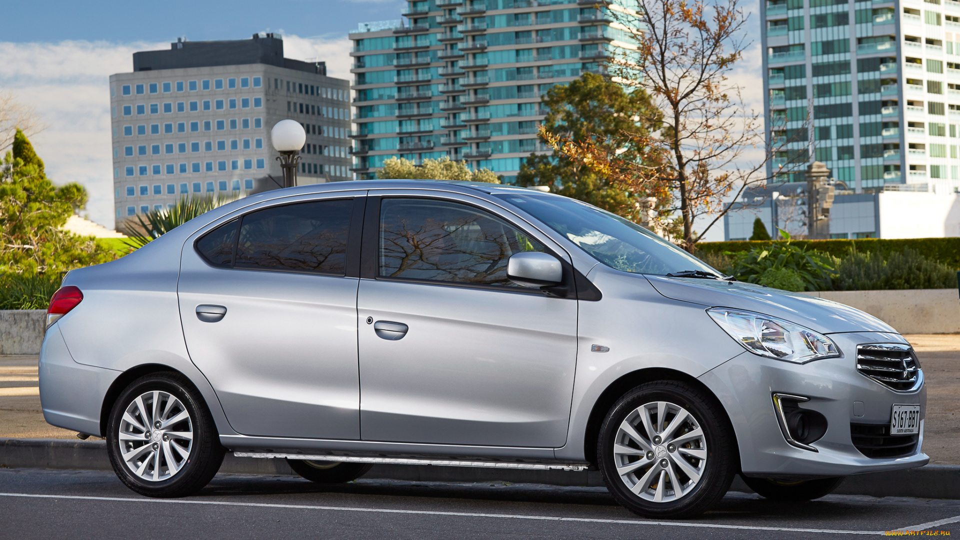 автомобили, mitsubishi, sedan, mirage, 2014г, au-spec