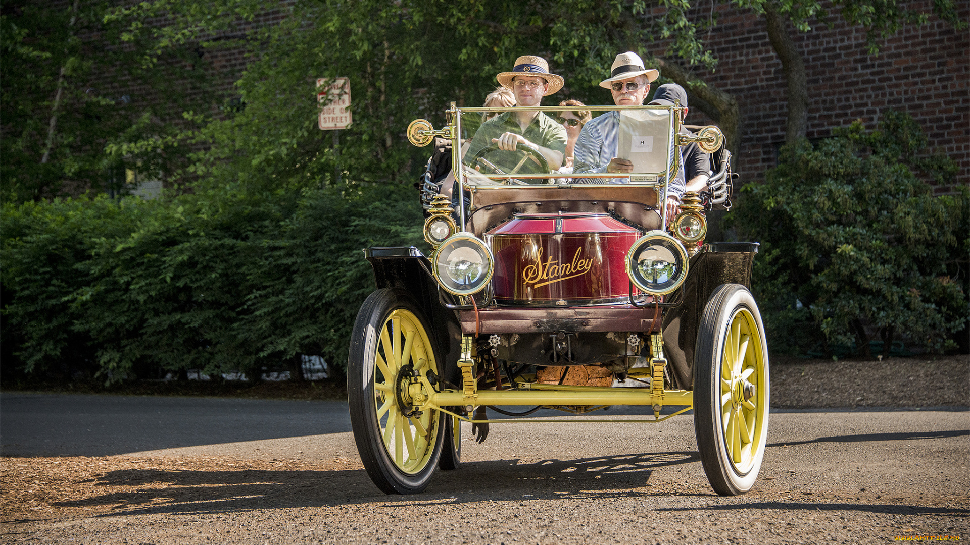 stanley, steamer, автомобили, выставки, и, уличные, фото, автопробег, выставка, автошоу