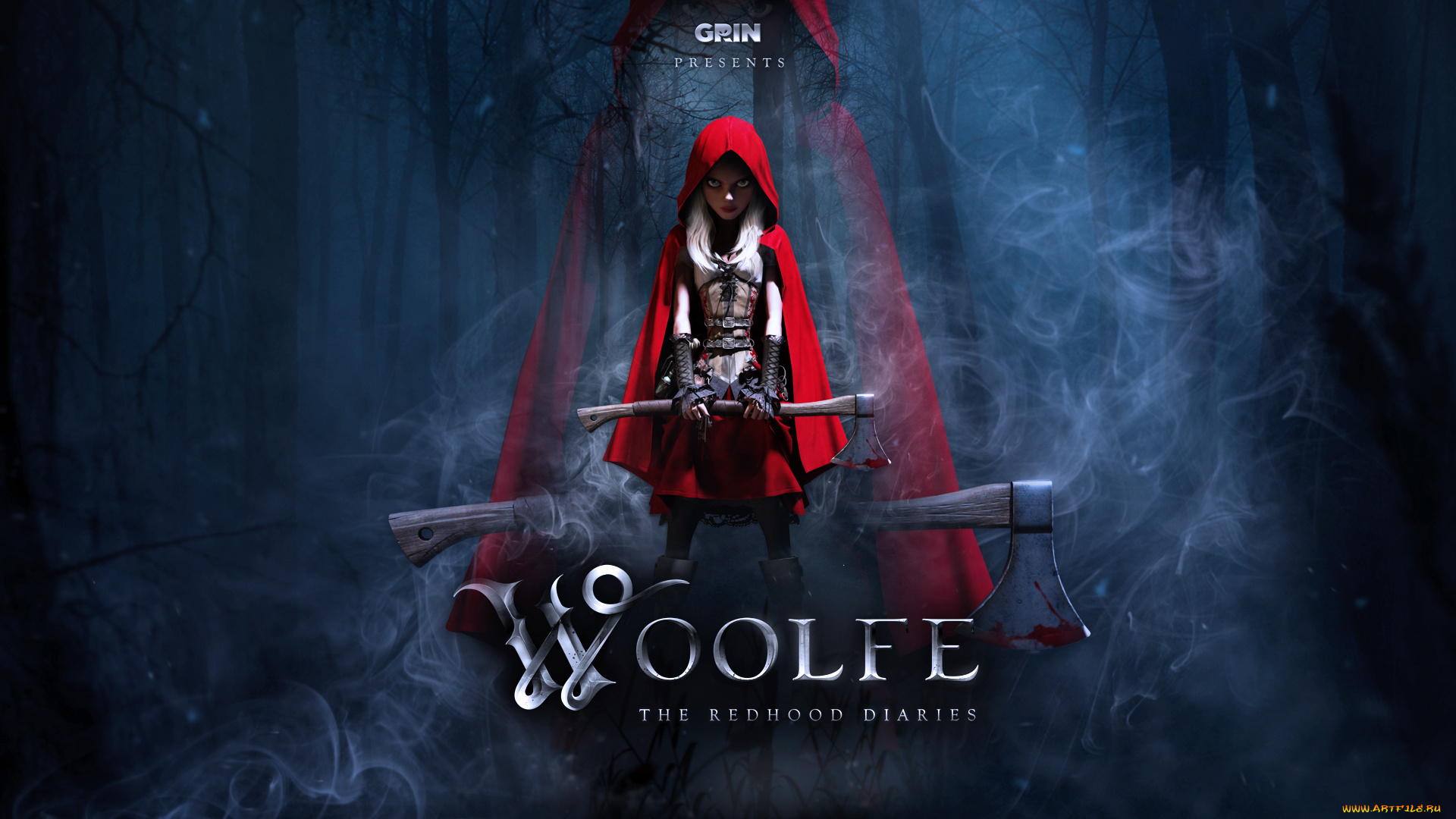woolfe, , the, redhood, diaries, видео, игры, красная, шапочка, лес, топор