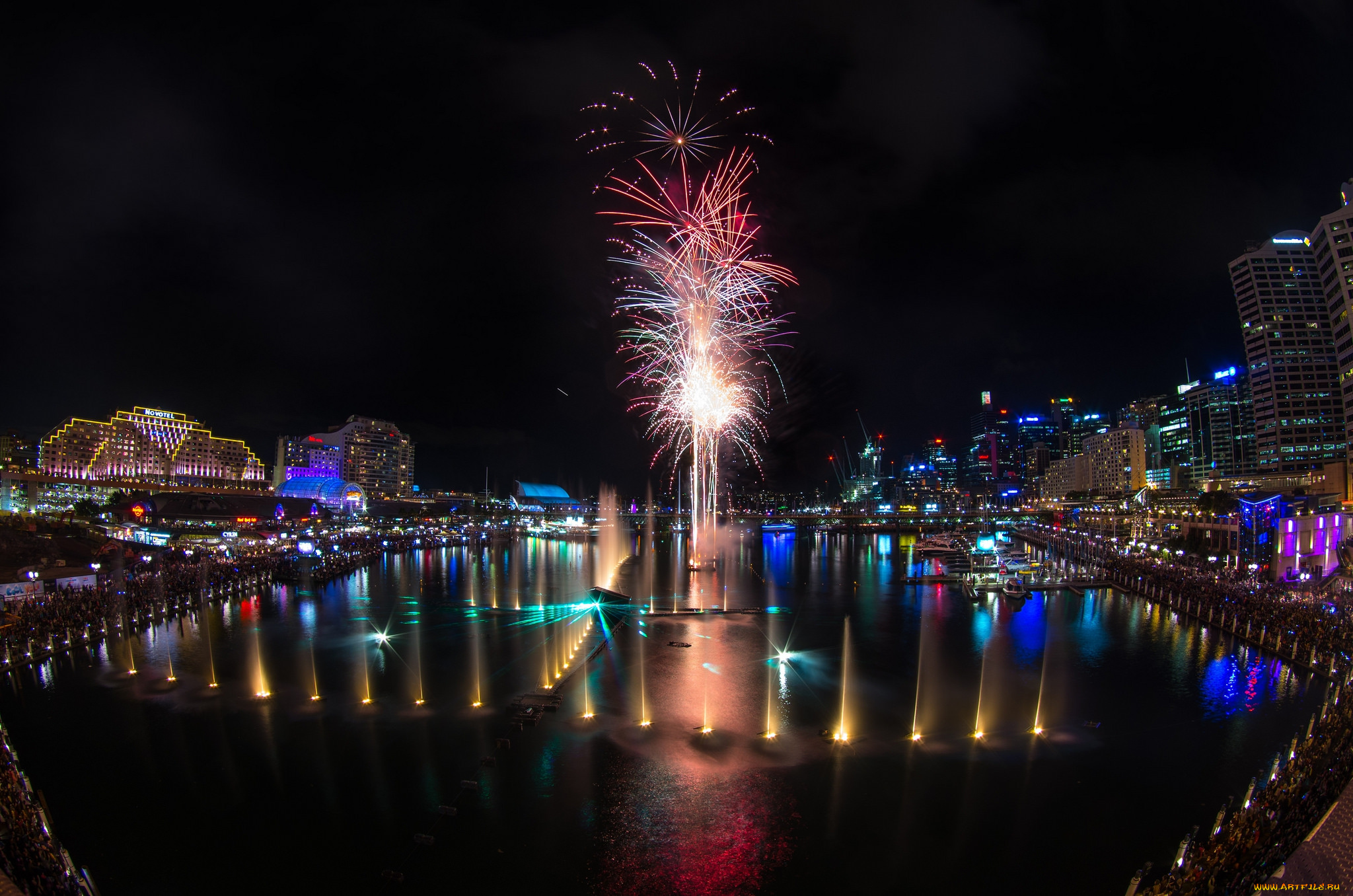 vivid, sydney, festival, 2014, города, сидней, , австралия, фестиваль, ночь, город, фейерверк