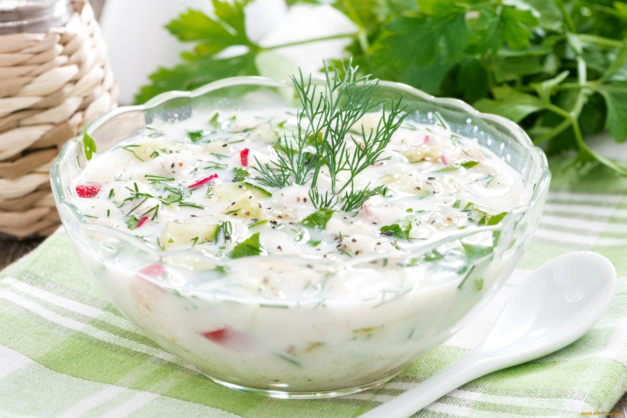 еда, первые, блюда, овощи, холодный, кефир, суп, окрошка