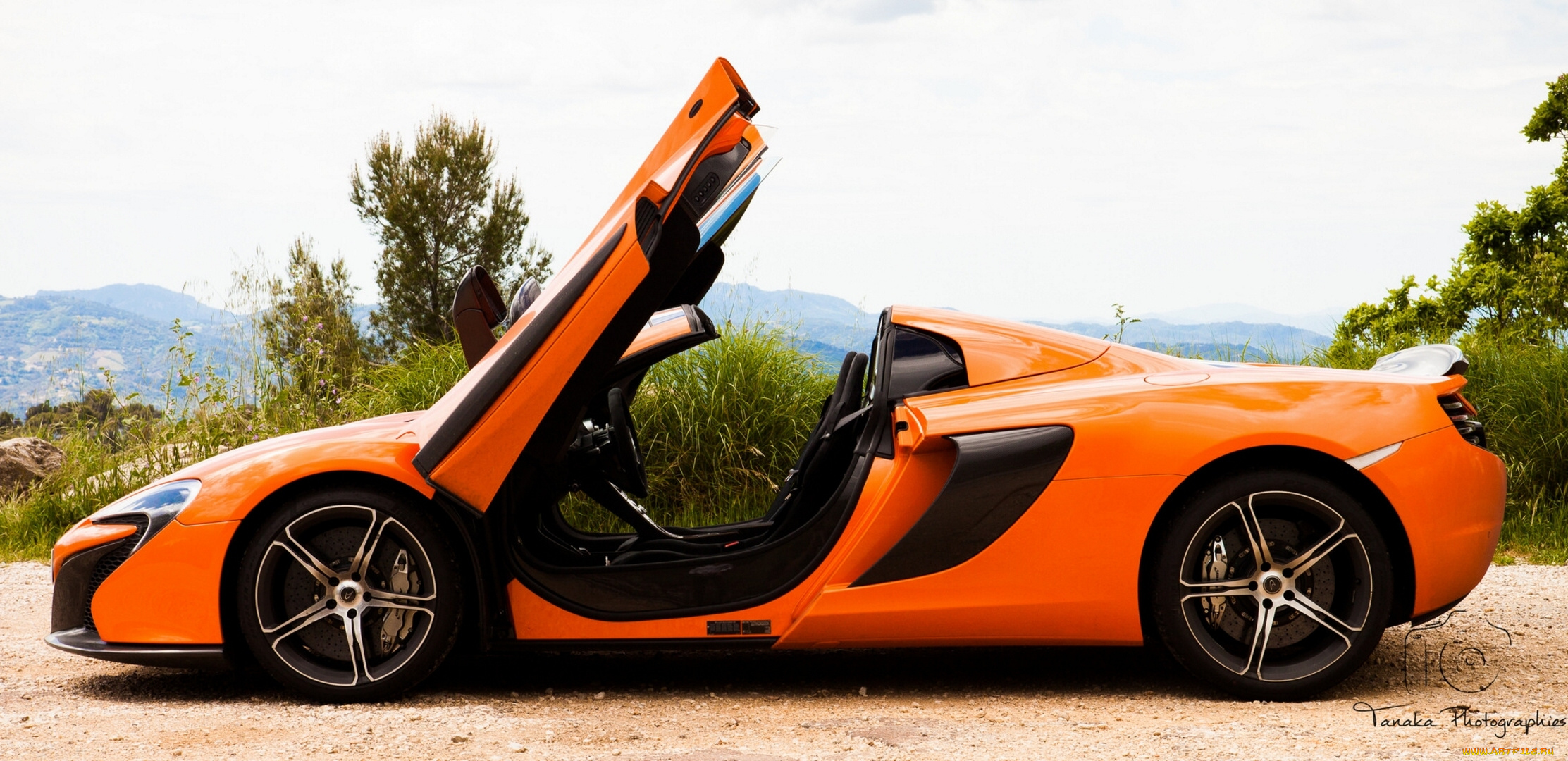 mclaren, 650s, spider, автомобили, mclaren, оранжевый, spider