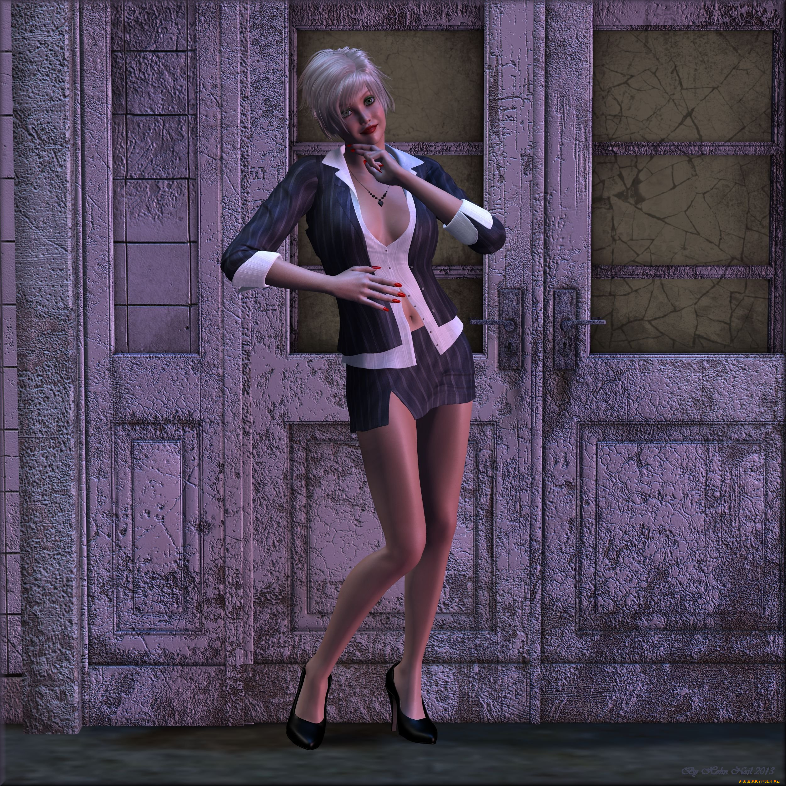 3д, графика, люди, , people, девушка, взгляд