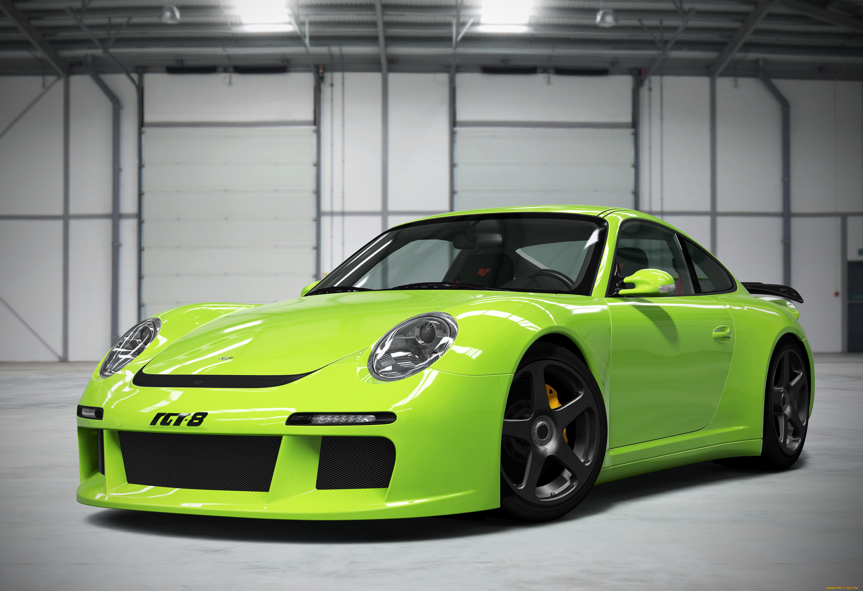 автомобили, 3д, ruf