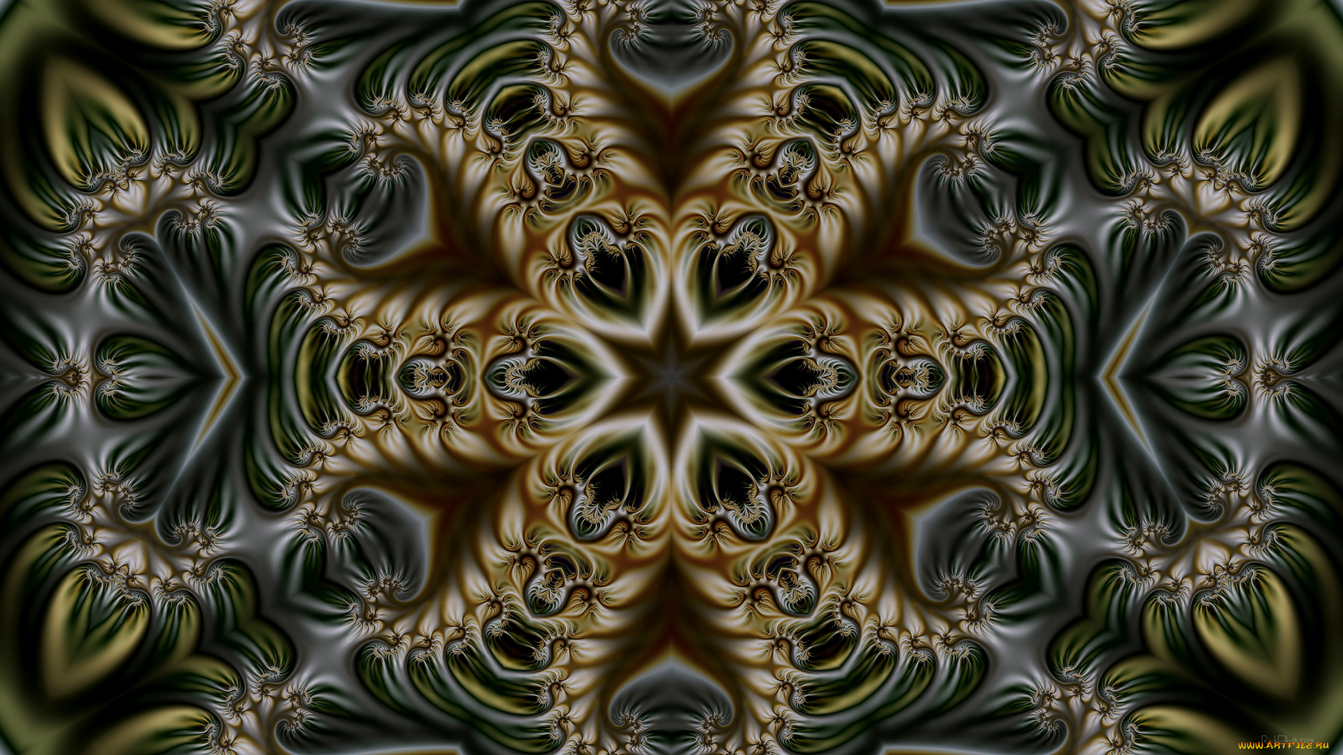 3д, графика, фракталы, , fractal, узор, фон, цвета