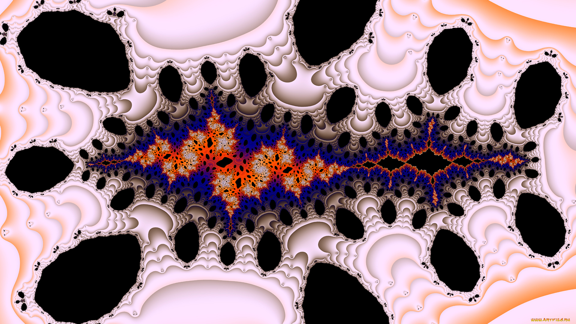 3д, графика, фракталы, , fractal, узор, фон, цвета