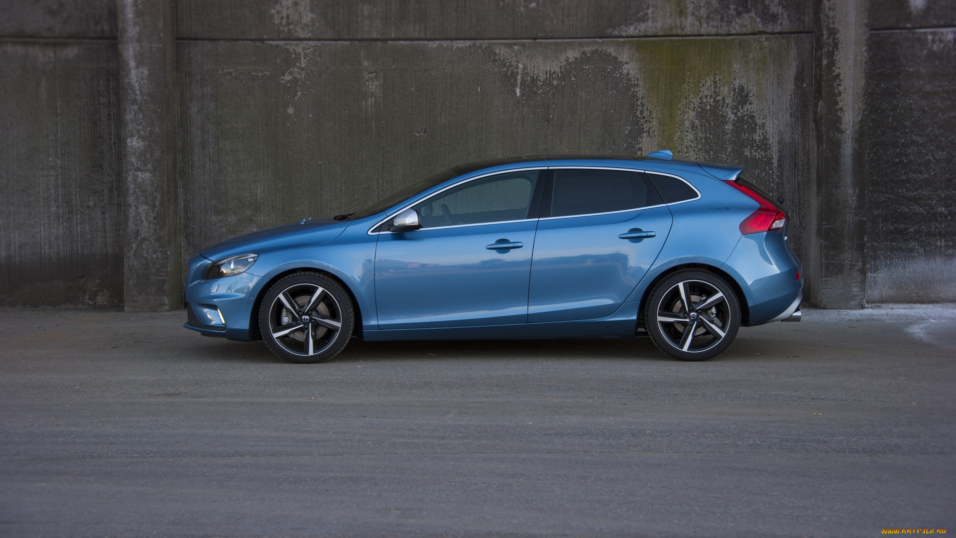 автомобили, volvo, синий, r-design, v40, t3