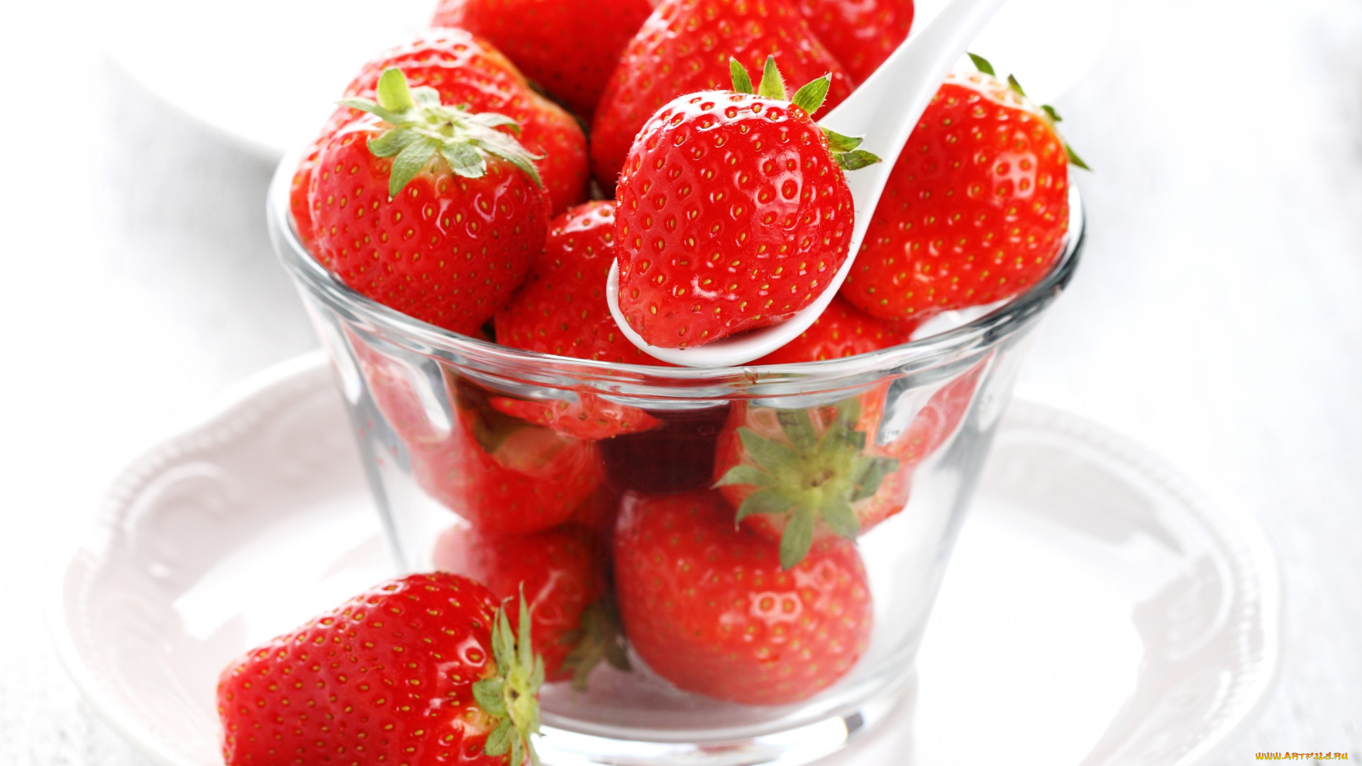 еда, клубника, , земляника, ложка, ягоды, strawberry