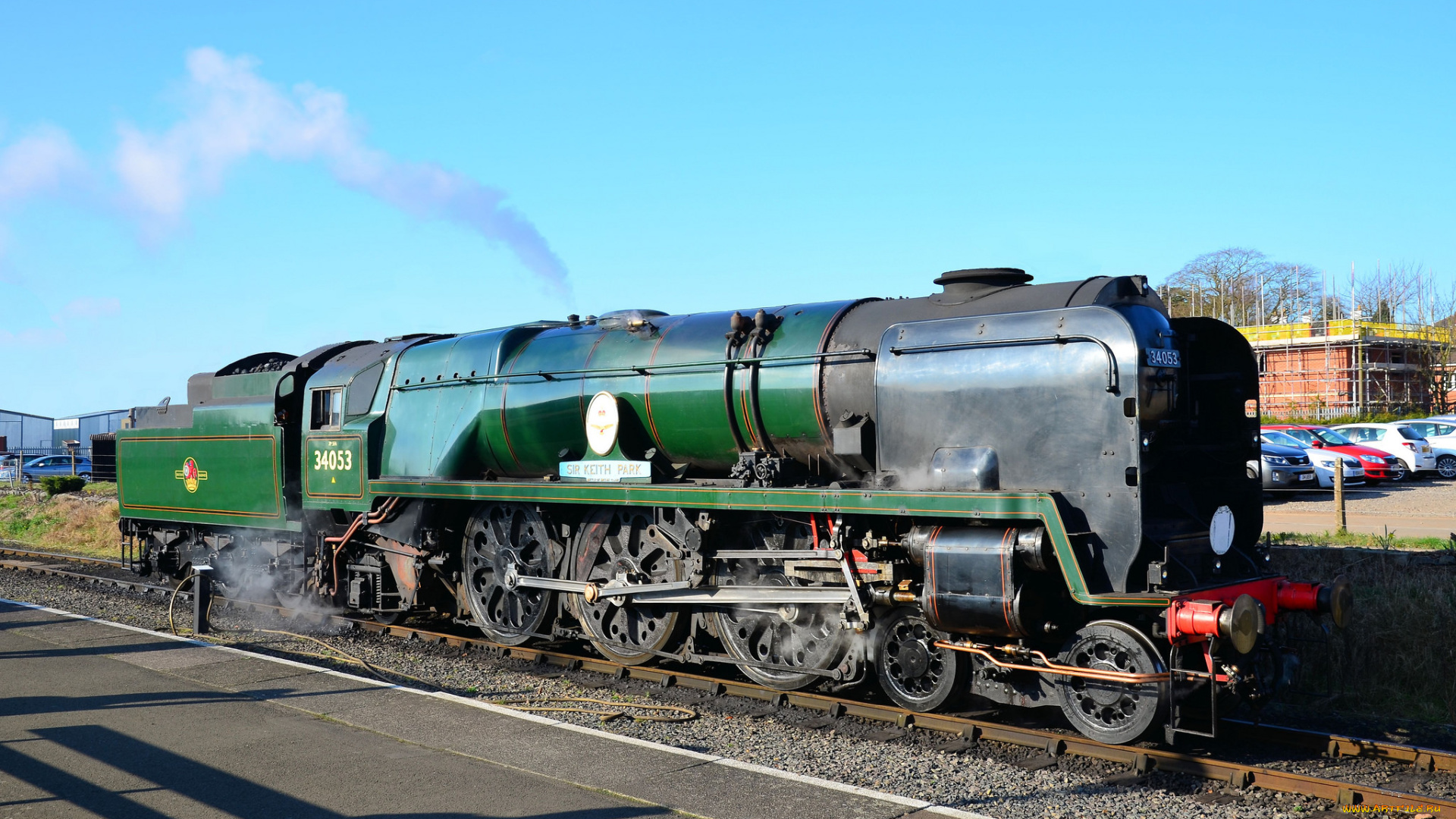 техника, паровозы, дорога, железная, рельсы, паровоз