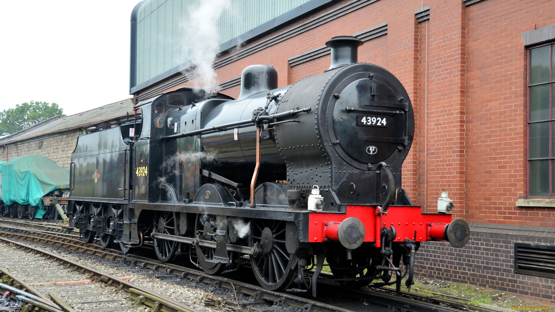 техника, паровозы, паровоз, железная, дорога, рельсы