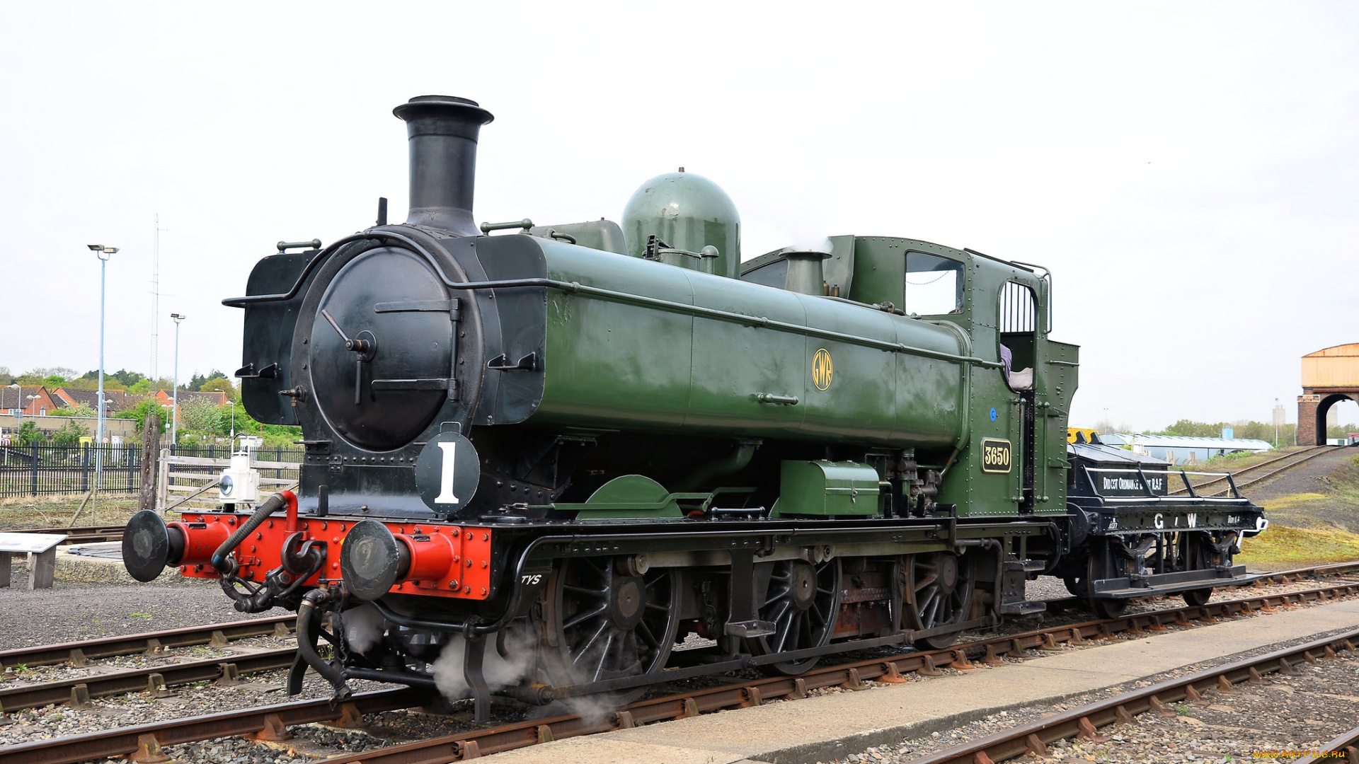 техника, паровозы, паровоз, железная, дорога, рельсы