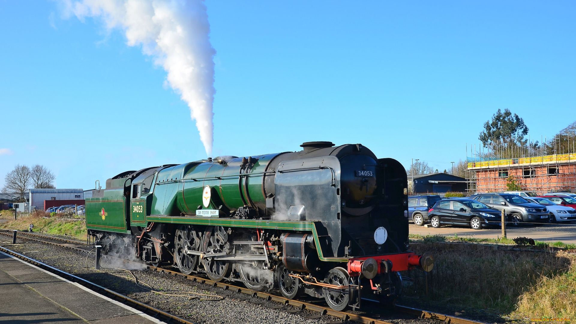 техника, паровозы, железная, рельсы, дорога, паровоз