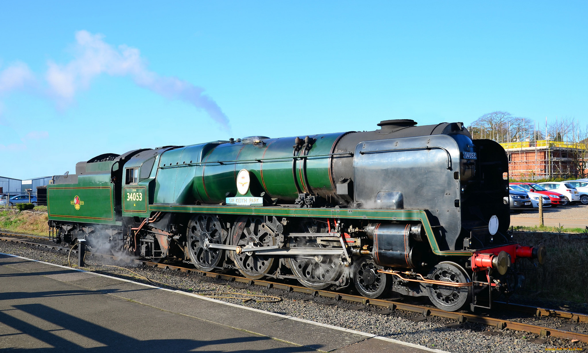 техника, паровозы, дорога, железная, рельсы, паровоз