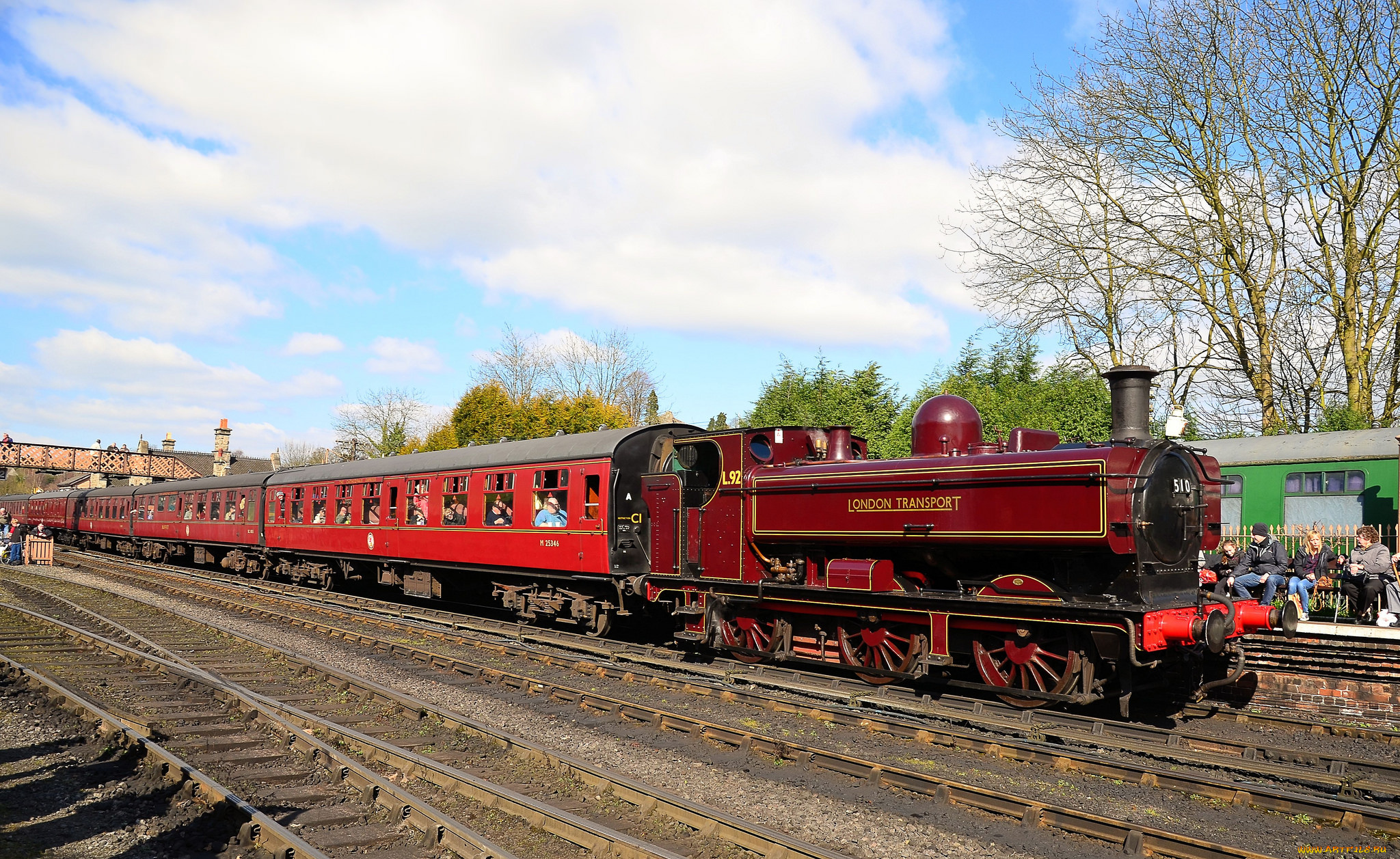 техника, паровозы, дорога, железная, рельсы, паровоз