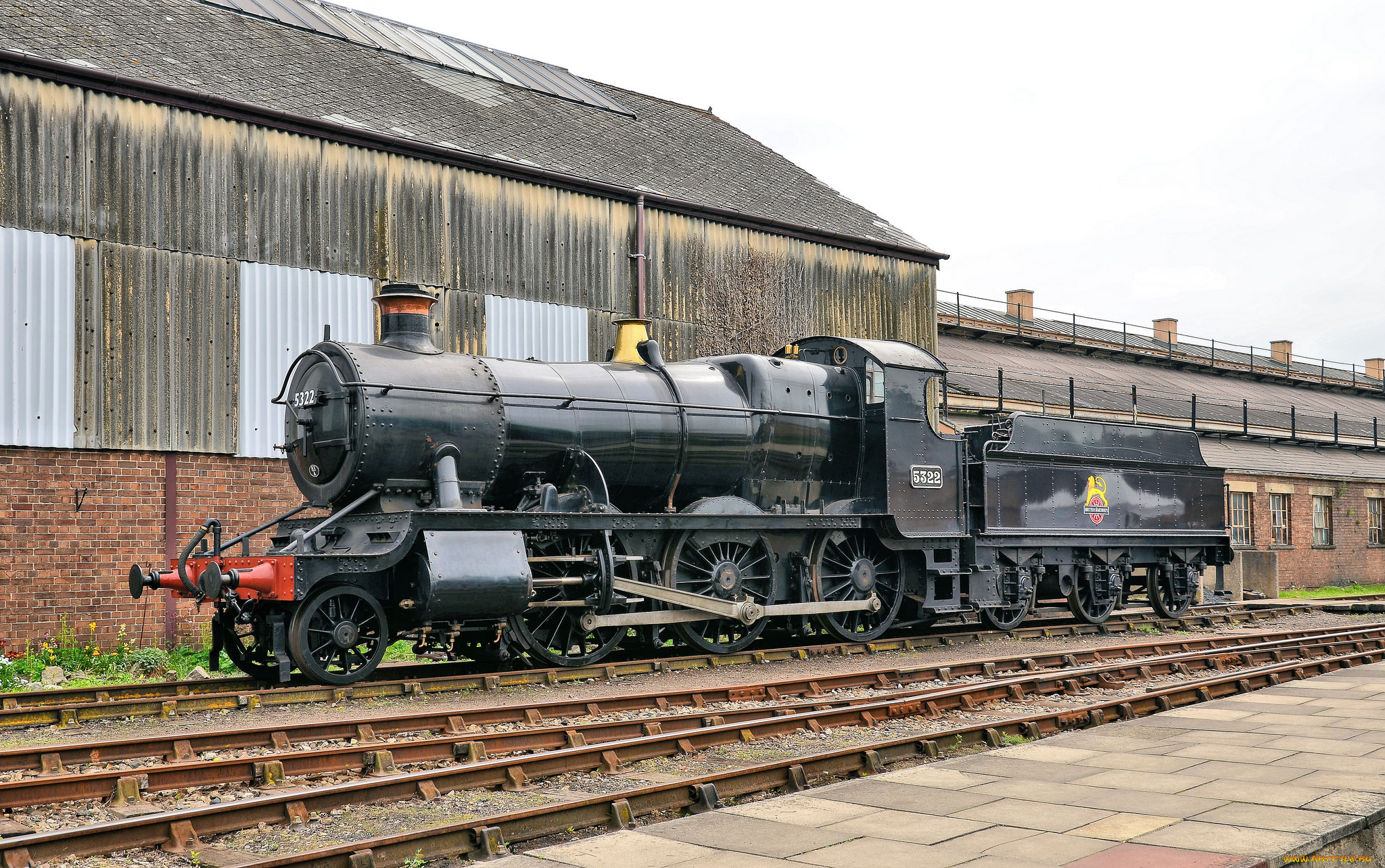 техника, паровозы, железная, дорога, рельсы, паровоз