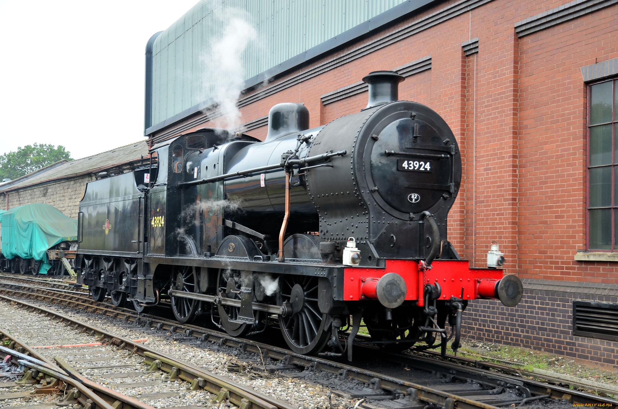 техника, паровозы, паровоз, железная, дорога, рельсы