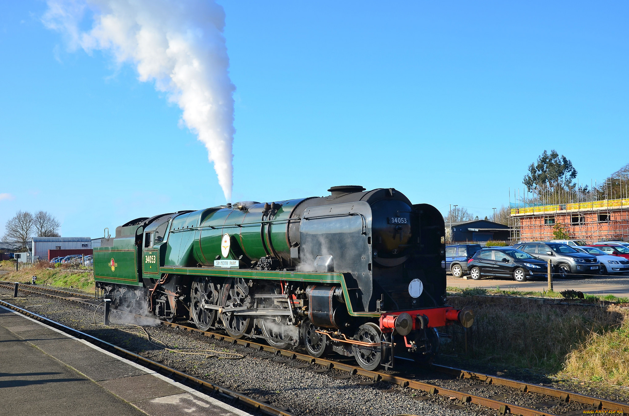 техника, паровозы, железная, рельсы, дорога, паровоз